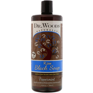 Dr. Woods, Naturals Black Soap Shea Vision Peppermint, 1 Each, 32 Fl Oz Dr. Woods, Naturals Black Soap Shea Vision Peppermint, 1 Each, 32 Fl Oz