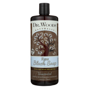 Dr. Woods, Naturals Black Soap Shea Vision Unscented, 1 Each, 32 Fl Oz Dr. Woods, Naturals Black Soap Shea Vision Unscented, 1 Each, 32 Fl Oz