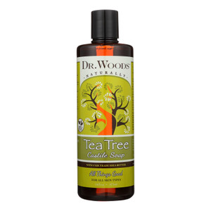 Dr. Woods, Pure Castile Soap Tea Tree, 1 Each, 16 Fl Oz Dr. Woods, Pure Castile Soap Tea Tree, 1 Each, 16 Fl Oz