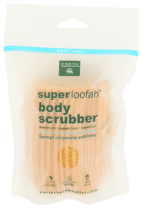 Earth Therapeutics, Super Loofah Body Scrubber, 1 Each, 1 Ct Earth Therapeutics, Super Loofah Body Scrubber, 1 Each, 1 Ct
