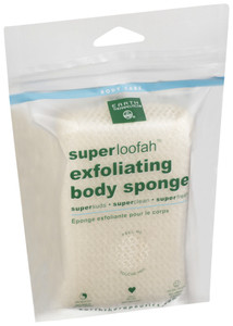 Earth Therapeutics, Superloofah Exfoliating Body Sponge, 1 Ct Earth Therapeutics, Superloofah Exfoliating Body Sponge, 1 Ct