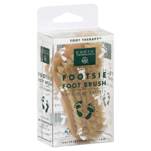 Earth Therapeutics, 100% Pure Bristle Footsie Foot Brush, Case Of 1, 1 Ct Earth Therapeutics, 100% Pure Bristle Footsie Foot Brush, Case Of 1, 1 Ct