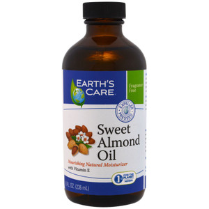 Earths Care, Sweet Almond Oil 100% Pure & Natural, 1 Each, 8 Oz Earths Care, Sweet Almond Oil 100% Pure & Natural, 1 Each, 8 Oz