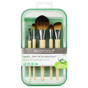 Eco Tools, Start The Day Beautifully Brush Kit, 1 Ct
