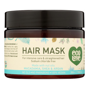 Ecolove, Mask Nut Int Cr Strt Hair, 1 Each, 11.8 Oz Ecolove, Mask Nut Int Cr Strt Hair, 1 Each, 11.8 Oz