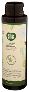 Ecolove, Shampoo Green Vegetables Family Shampoo For All Hair Types, 1 Each, 17.6 Fl Oz Ecolove, Shampoo Green Vegetables Family Shampoo For All Hair Types, 1 Each, 17.6 Fl Oz