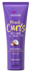 Aussie Miracle Curls Frizz Taming Cream 6.8Oz(Coc+Jojoba) Aussie Miracle Curls Frizz Taming Cream 6.8Oz(Coc+Jojoba)