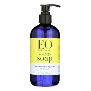 Eo Products, Liquid Hand Soap Lemon And Eucalyptus, 1 Each, 12 Oz Eo Products, Liquid Hand Soap Lemon And Eucalyptus, 1 Each, 12 Oz
