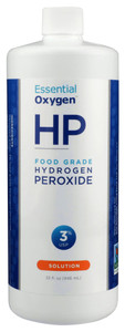 Essential Oxygen+, Hydrogen Peroxide 3% Food Grade, 1 Each, 32 Oz Essential Oxygen+, Hydrogen Peroxide 3% Food Grade, 1 Each, 32 Oz