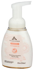 Essentials, Vitamin E Glycerin Foam Hand Soap, Case Of 1, 8 Fl Oz Essentials, Vitamin E Glycerin Foam Hand Soap, Case Of 1, 8 Fl Oz