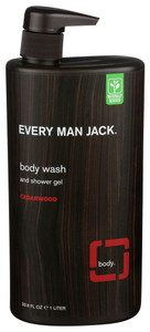 Every Man Jack, Body Wash Cedarwood Body Wash, 1 Each, 33.8 Oz Every Man Jack, Body Wash Cedarwood Body Wash, 1 Each, 33.8 Oz