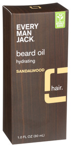 Every Man Jack, Hydrating Beard Oil Sandalwood, 1 Each, 1 Oz Every Man Jack, Hydrating Beard Oil Sandalwood, 1 Each, 1 Oz