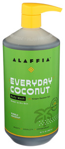 Everyday, Alaffia Normal To Dry Skin Body Wash Coconut And Coffee Berry, 1 Each, 32 Fl Oz Everyday, Alaffia Normal To Dry Skin Body Wash Coconut And Coffee Berry, 1 Each, 32 Fl Oz