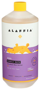 Everyday, Alaffia Kids Bubble Bath With Unrefined Shea Butter Lemon Lavender, 1 Each, 32 Oz Everyday, Alaffia Kids Bubble Bath With Unrefined Shea Butter Lemon Lavender, 1 Each, 32 Oz