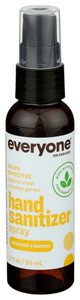 Everyone, Hand Sanitizer Spray Coconut Lemon Display, Case Of 6, 2 Oz Everyone, Hand Sanitizer Spray Coconut Lemon Display, Case Of 6, 2 Oz