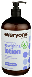 Everyone, Lotion Lavender And Aloe, 1 Each, 32 Oz Everyone, Lotion Lavender And Aloe, 1 Each, 32 Oz