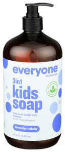 Everyone, Soap Everyone For Kids Lavender Lullaby Botanical, 1 Each, 32 Oz Everyone, Soap Everyone For Kids Lavender Lullaby Botanical, 1 Each, 32 Oz