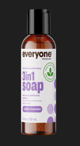 Everyone, Vanilla And Lavender Travel Sizes 1 Soap, Case Of 12, 2 Oz Everyone, Vanilla And Lavender Travel Sizes 1 Soap, Case Of 12, 2 Oz