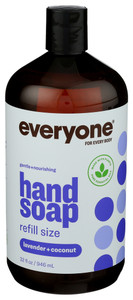 Everyone, Hand Soap Lavender Coconut Refill, 1 Each, 32 Oz Everyone, Hand Soap Lavender Coconut Refill, 1 Each, 32 Oz