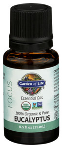 Garden Of Life, Organic Essential Oil Eucalyptus, 1 Each, 0.5 Oz Garden Of Life, Organic Essential Oil Eucalyptus, 1 Each, 0.5 Oz
