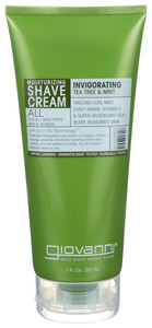 Giovanni, Moisturizing Shave Cream Tea Tree And Mint, 1 Each, 7 Fl Oz. Giovanni, Moisturizing Shave Cream Tea Tree And Mint, 1 Each, 7 Fl Oz.