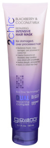 Giovanni, Mask 2chic Repairing Intensive Blackberry And Coconut Milk, 1 Each, 5.1 Oz Giovanni, Mask 2chic Repairing Intensive Blackberry And Coconut Milk, 1 Each, 5.1 Oz