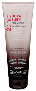 Giovanni, 2chic Ultra Sleek Shampoo With Brazilian Keratin And Argan Oil, 1 Each, 8.5 Oz Giovanni, 2chic Ultra Sleek Shampoo With Brazilian Keratin And Argan Oil, 1 Each, 8.5 Oz