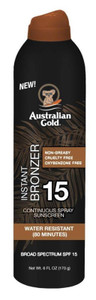 Australian Gold Continuous Spf#15 Spray 6Oz With Bronzer Australian Gold Continuous Spf#15 Spray 6Oz With Bronzer