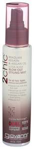 Giovanni, 2chic Blow Out Styling Mist With Brazilian Keratin And Argan Oil, 1 Each, 4 Oz Giovanni, 2chic Blow Out Styling Mist With Brazilian Keratin And Argan Oil, 1 Each, 4 Oz