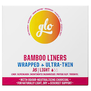 Glo, Organic Bamboo Incontinence Liners For Women - Ultra Thin, Biodegradable For Sensitive Bladder, Glo, Organic Bamboo Incontinence Liners For Women - Ultra Thin, Biodegradable For Sensitive Bladder,