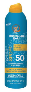 Australian Gold Continuous Spf#50 Spray Extreme Sport 6Oz