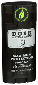 Herban Cowboy, Deodorant Dusk Maximum Protection, 1 Each, 2.8 Oz Herban Cowboy, Deodorant Dusk Maximum Protection, 1 Each, 2.8 Oz