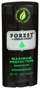 Herban Cowboy, Deodorant Forest, 1 Each, 2.8 Oz Herban Cowboy, Deodorant Forest, 1 Each, 2.8 Oz