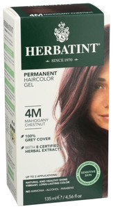 Herbatint, Permanent Hair Color Gel 4m Mahogany Chestnut, 1 Each, 4 Oz Herbatint, Permanent Hair Color Gel 4m Mahogany Chestnut, 1 Each, 4 Oz