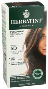 Herbatint, Permanent Haircolour Gel 5d Light Golden Chestnut, 1 Each, 4 Oz Herbatint, Permanent Haircolour Gel 5d Light Golden Chestnut, 1 Each, 4 Oz