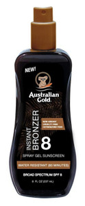 Australian Gold Spf#08 Spray Gel With Instant Bronzer 8Oz Australian Gold Spf#08 Spray Gel With Instant Bronzer 8Oz