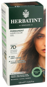 Herbatint, Permanent Haircolor Gel 7d Golden Blonde, 1 Each, 4 Oz Herbatint, Permanent Haircolor Gel 7d Golden Blonde, 1 Each, 4 Oz