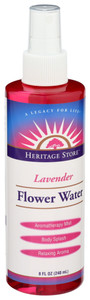 Heritage, Aromatherapy Mist Flower Water Lavender, 1 Each, 8 Fl Oz Heritage, Aromatherapy Mist Flower Water Lavender, 1 Each, 8 Fl Oz