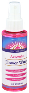 Heritage, Aromatherapy Mist Flower Water Lavender, 1 Each, 4 Fl Oz Heritage, Aromatherapy Mist Flower Water Lavender, 1 Each, 4 Fl Oz