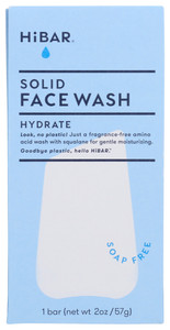 Hibar, Face Wash, Hydrate, Solid, 1 Each, 2 Oz Hibar, Face Wash, Hydrate, Solid, 1 Each, 2 Oz