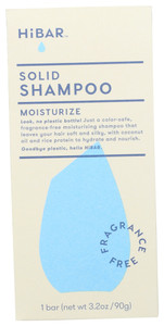 Hibar, Shampoo, Solid, Fragrance Free, Moisturize, 1 Each, 3.2 Oz Hibar, Shampoo, Solid, Fragrance Free, Moisturize, 1 Each, 3.2 Oz