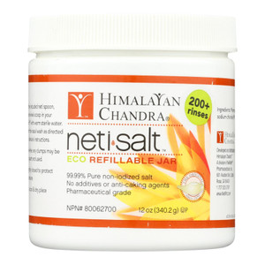 Himalayan Chandra, Neti Wash Neti Pot Salt, 1 Each, 12 Oz Himalayan Chandra, Neti Wash Neti Pot Salt, 1 Each, 12 Oz