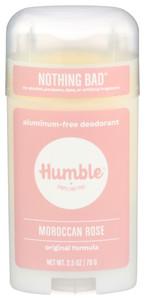 Humble Brands, Original Formula Deodorant Moroccan Rose, 1 Each, 2.5 Oz Humble Brands, Original Formula Deodorant Moroccan Rose, 1 Each, 2.5 Oz