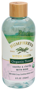 Humphrey's, Witch Hazel Organic Toner Soothe & Clarify With Rose, 1 Each, 8 Fl Oz Humphrey's, Witch Hazel Organic Toner Soothe & Clarify With Rose, 1 Each, 8 Fl Oz