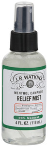 J.r. Watkins, Menthol Camphor Relief Mist Eucalyptus, Case Of 1, 4 Oz J.r. Watkins, Menthol Camphor Relief Mist Eucalyptus, Case Of 1, 4 Oz