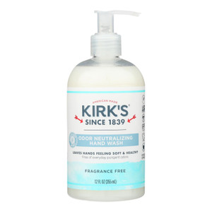 Kirk`s, Odor Neutralizer Hand Soap Fragrance Free, 1 Each, 12 Oz Kirk`s, Odor Neutralizer Hand Soap Fragrance Free, 1 Each, 12 Oz