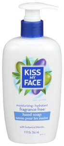 Kiss My Face, Moisture Soap Fragrance Free, 1 Each, 9 Fl Oz Kiss My Face, Moisture Soap Fragrance Free, 1 Each, 9 Fl Oz