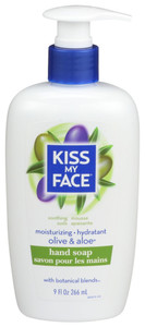 Kiss My Face, Moisture Soap Olive And Aloe, 1 Each, 9 Fl Oz Kiss My Face, Moisture Soap Olive And Aloe, 1 Each, 9 Fl Oz