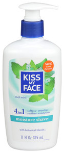 Kiss My Face, Moisture Shave Cool Mint, 1 Each, 11 Oz Kiss My Face, Moisture Shave Cool Mint, 1 Each, 11 Oz