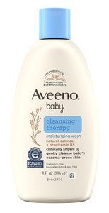 Aveeno Baby Moisturizing Wash Cleansing Therapy 8Oz